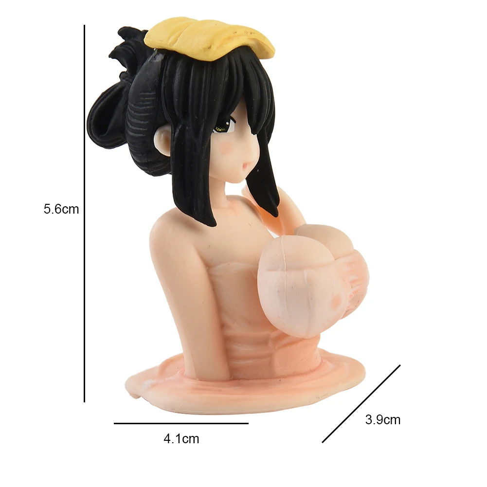 Car Dashboard Decorations Widget Sexy Anime Chest Shaking Anime Statue Boutiqu - £10.83 GBP