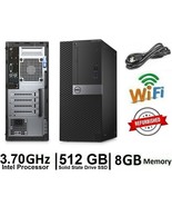 CLEARANCE Dell Desktop 5040 MT Computer 3.70 GHz Intel 512GB SSD WINDOWS... - £112.14 GBP