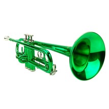 Student Bb Standard Trumpet with Case - Green - £157.28 GBP