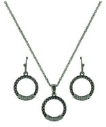Montana Silversmiths Woven Wheat Necklace and Earring Set - $38.40 CAD