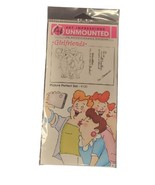 Art Impressions Girlfriends Cling Rubber Stamps Picture Perfect Set 4130 - £12.37 GBP