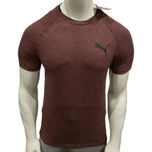 Nwt Puma Msrp $40.99 Finish Line Men&#39;s Red Crew Neck Short Sleeve T-SHIRT Size S - £14.32 GBP