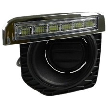 AupTech LED DRL Daytime Running Lights Fog Cover for Land Rover Freelander 2 ... - £151.39 GBP