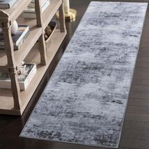 2x6 Modern Abstract Runner Rug - Washable, Non-Slip for Kitchen &amp; Living... - $46.48