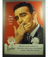 1958 Marlboro Cigarettes Ad - More to like than ever - £14.55 GBP