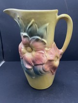 Royal Copley -  Yellow Pink Floral Beauty Pitcher - Vintage - 8&quot; H 6”L - $276.57 MXN