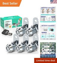 7/8&quot; RV Storage Cam Lock Set | 5 Metal Locks + 10 Keys &amp; Lifetime Support - $161.99