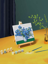 Relief Van Gogh&#39;s Irises DIY 3D Oil Painting Kit - $38.84