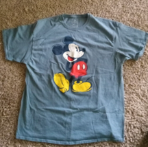 Vintage Mickey Mouse T Shirt Mens 2XL Single Stitch Black Walt Disney Wo... - £14.93 GBP