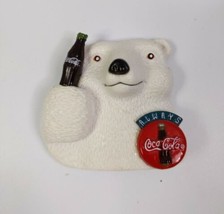 Coca-Cola Polar Bear Magnet Retro Throwback 2” Collectible Vintage 1995 - £15.62 GBP