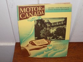 Vintage 1939 Motor To Canada Quebec, New Brunswick, Nova Scotia, Ontario... - $221.44 MXN