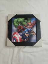 Marvel Wall Decor 6x6 Hulk, Captain America, Black Widow, Iron Man, Thor - £10.11 GBP