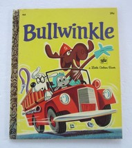 BULLWINKLE ~ Little Golden Books TV Cartoon Moose Vintage 2nd Print 1971 NICE! - £11.50 GBP