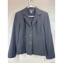  Rafaella Petite Black Poly/Rayon Long Sleeve Lined 3 Button Blazer Size... - $408.81 MXN