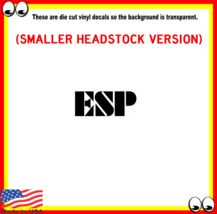 ESP esp Guitar Headstock vinyl decal sticker - £4.78 GBP