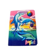 Vintage Lisa Frank Small Mini Snap Notebook Notepad Dancing Dolphins 90's - $49.94