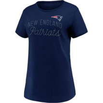 NEW NFL New England Patriots Womens Short Sleeve Graphic T-Shirt blue te... - $11.95