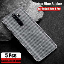 5x Carbon Fiber Back Screen Protector Film for Xiaomi 12T Redmi Note 12 8 Pro 11 - £6.13 GBP+