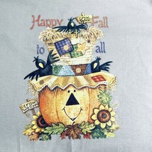 Halloween Autumn T Shirt Happy Fall To All Adult Lg NEW Custom Orders Possible - £11.21 GBP