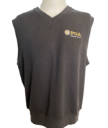 Cutter &amp; Buck Men&#39;s Cotton Sweater Vest PGA Colorado Section Black Large - €20,26 EUR