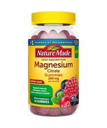 Nature Made High Absorption Magnesium Citrate Gummies 200mg 64 Gummies H... - $569.25 MXN