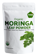 Moringa Leaf Powder,  Certified Organic, Raw Super food,  4,8,16 oz, Ships free - £6.20 GBP+
