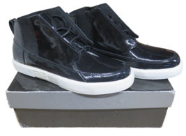 Nike Air Jordan Men’s Grown Black Sail Patent Leather Retro Size 8 NEW w/ Box - £66.13 GBP