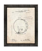 Pedal Device for Bass-drums and Cymbals Patent Print Old Look with Beveled Wood  - $24.95+