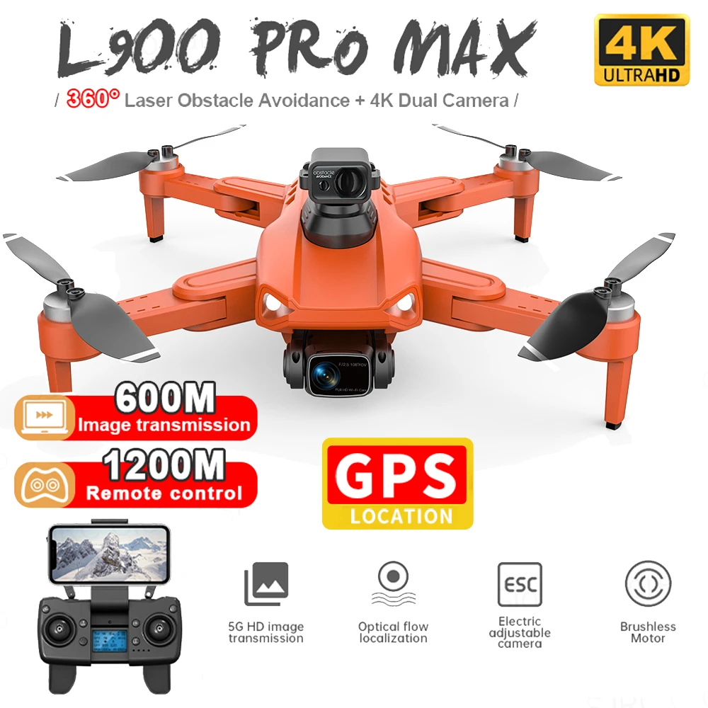 2023 New L900 Pro SE Drones with Camera HD 4k GPS FPV 28min Flight Time Drone - £105.14 GBP+