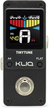 Kliq Tinytune Tuner Pedal With Flat Tuning And Pitch Calibration For Gui... - £35.33 GBP