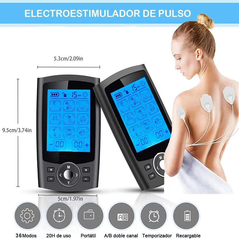 Sporting Tens Muscle A 36-Mode Electric EMS Acupuncture Body MAage Digital Thera - £23.90 GBP