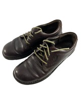 Born Womens Brown Leather Oxfords Shoes Size 7.5 M Lace Up Comfort W61300 - £23.83 GBP