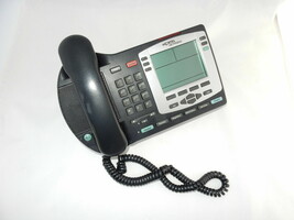 Nortel Phone i2004 NTDU92 POE Office Business Phones Charcoal LCD w/ Speaker - £19.95 GBP