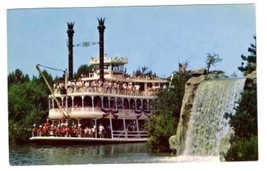 Disneyland Postcard Mark Twain Sternwheel Steamboat C-3 - £7.88 GBP