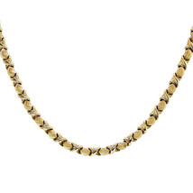 6.3mm 14K Yellow Gold Heart and "X" Links Chain - $762.30