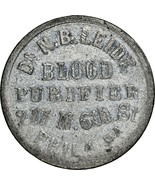 Rare 1876 Token Quack Medicine Doctors Blood Purifier NGC AU58!  - £469.87 GBP