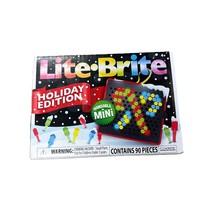 Lite Brite Mini Holiday Edition Hangable Contains 90 Pieces New - $238.34 MXN
