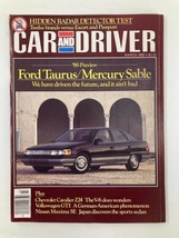 VTG Car and Driver Magazine March 1985 Ford Taurus / Mercury Sable No Label - £7.42 GBP