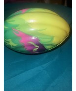 flaming green and yellow football - £8.29 GBP