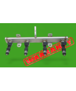 12-17 fiat 500 1.4l engine fuel injector rail w/injectors 0467237AA /028... - $161.72 CAD
