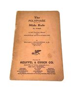 1944 The Polyphase Slide Rule No. N4053 Self-Teaching Manual by Breckenr... - €23,84 EUR 1944 The Polyphase Slide Rule No. N4053 Self-Teaching Manual by Breckenr... - €23,84 EUR
