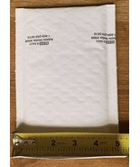 40 White ULINE S-5631 BUBBLE MAILER 4x7 NEW Padded envelope #000 (LOT Qt... - $381.30 MXN