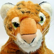 Petting Zoo Bengal Tiger Cub Plush Stuffed Animal Striped Baby Kitty Cat 12&quot; - £24.04 GBP