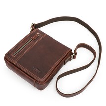 Vintage Men&#39;s Messenger Bag Shoulder Crossbody Bag Men Genuine Cow Leath... - £99.93 GBP