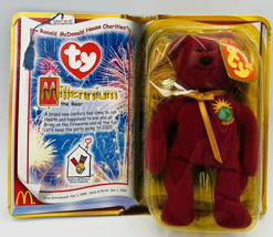 McDonalds TY Millennium the Bear Beanie Baby Plush 1999 Retired Toy READ - £7.96 GBP