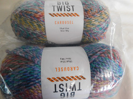 Big Twist Carousel Wildflower lot of 2 Dye lot 490784 - £10.37 GBP