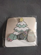 New! PUSHEEN Box Winter 2017 HOLIDAY PIN SET four collectible enamel pins - £15.52 GBP