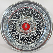 ONE 1977-1980 Pontiac # 5049B 14&quot; Wire Hubcap / Wheel Cover GM # 00498088 - £58.96 GBP
