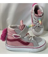 Vans Unicorn Shoes Toddler Girls size 7.5 Pink Sk8-Hi High Top Athletic ... - $376.15 MXN