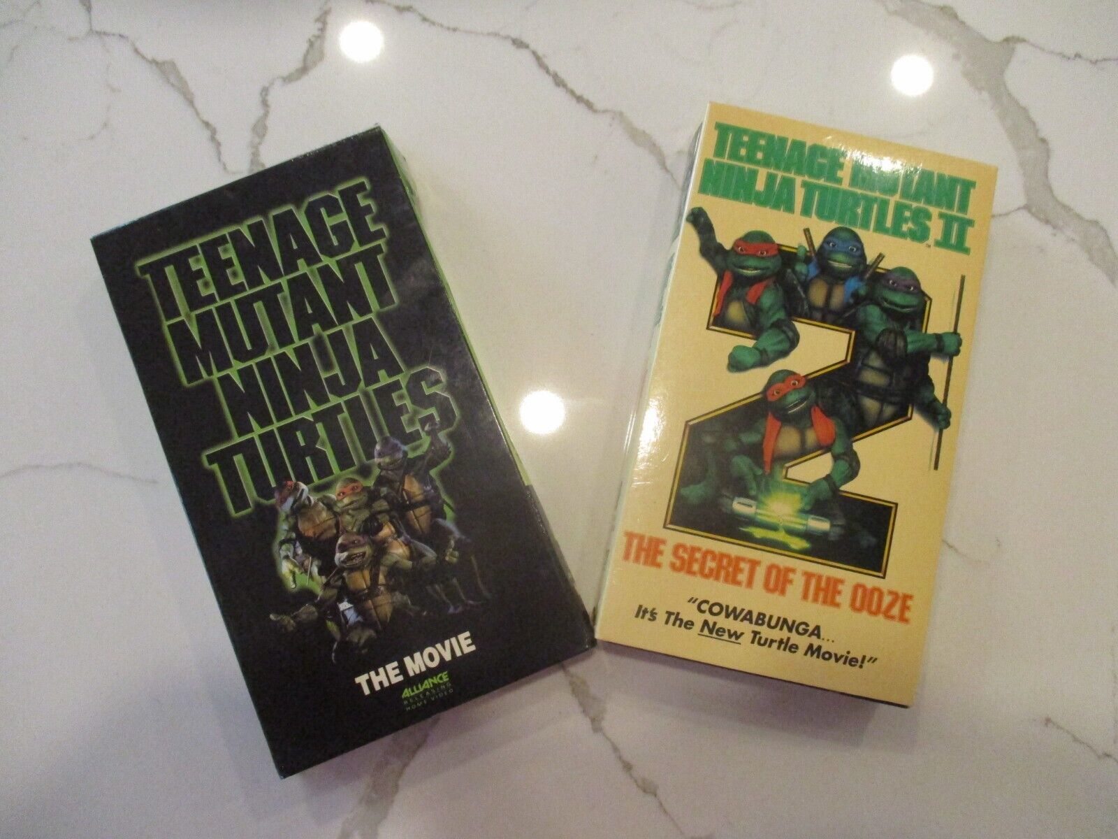 VHS Teenage Mutant Ninja Turtles movie set the secret of the ooze Alliance - $49.99